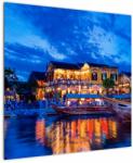 Mivali Tablou - Orașul de noapte Hoi An, Vietnam, dintr-o bucată 70x70 cm (V022583V7070)