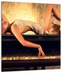 Mivali Tablou - Femeia și pian, dintr-o bucată 30x30 cm (V023384V3030)
