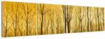 Mivali Tablou cu pădure în apus de soare, din patru bucăți 160x40 cm (V020905V16040)