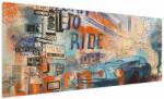 Mivali Tablou - Născut să călătorească, dintr-o bucată 250x125 cm (V022864V250125)