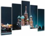Mivali Tablou construcției din Rusia, din cinci bucăți 125x90 cm (V021374V12590)