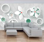 Mivali Fototapet - Flori 3D abstract, vlies, 392x272 cm (T100157TQ8)