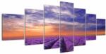 Mivali Tablou câmpului cu lavandă, din șapte bucăți 210x100 cm (V022159V210100)