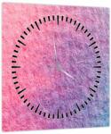Mivali Tablou cu textură colorată (cu ceas), dintr-o bucată 30x30 cm cu ceas (V020814V3030C)