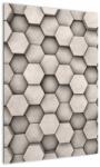 Mivali Tablou - Hexagoane design beton, dintr-o bucată 50x70 cm (V023125V5070)