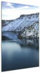 Mivali Tablou - peisaj de iarnă cu lac, dintr-o bucată 60x90 cm (V020216V6090)