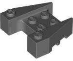 LEGO® 50373c85 - LEGO sötétszürke lecsapott kocka 3 x 4 méretű süllyesztett bütykökkel (50373c85)