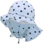 Sterntaler Шапка с UV 50+ защита Sterntaler - На точки, за момиче, 45 cm, 6-9 месеца, синя (1412312-325) - ozone