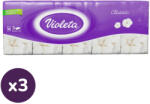 Violeta papírzsebkendő 3 rétegű - classic soft (3 csomag, 10x10 db) - pelenka