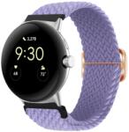  Curea din nailon împletită pentru Google Pixel Watch / Pixel Watch 2 violet