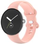  BUTTERFLY Curea din silicon pentru Google Pixel Watch / Pixel Watch 2 roz