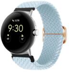  Curea din nailon împletită pentru Google Pixel Watch / Pixel Watch 2 albastru