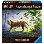 Ravensburger Puzzle Lemn Tigru, 500 Piese (RVSPA17514) - ejuniorul Puzzle