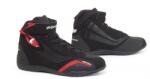 Forma Genesis cizme de motocicletă negre și roșii (FORP02107)