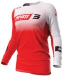 Shot Motocross tricou Shot Contact Scope roșu și alb (SHOA08-12B3-C01)