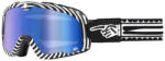 100% Ochelari 100% BARSTOW Death Spray alb-negru (plexi albastru) (AIM150-701)