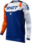 Shot Motocross tricou Shot Contact Camo albastru-alb-alb-portocaliu výprodej lichidare (SHOA09-12B2-B02)
