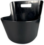 Ukal elevage Takarmányozó vályú fogantyúval, műanyag, fekete 36x38x28cm