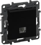 Legrand 863555 Niloé Step 1xRJ11 csatlakozóaljzat, fekete (863555) - elektroprofishop