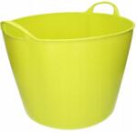 KOTARBAU Coș de rufe cu găleată flexibilă cu urechi verde fluo 42 l (2023)