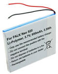 Utángyártott Falk Neo 520, 520LMU készülékekhez akkumulátor (Li-Polymer, 950mAh / 3.52Wh, 3.7V) - Utángyártott
