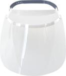 Vírusmaszk Fejpántos arcpajzs védőfóliával - 1 db - Fehér