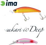 Ima Vobler IMA Sukari 60 Deep 6cm, 8g, culoare 013 Red Spot Pink (SU60D-013)