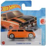 Mattel Hot Wheels: 1973 Honda Civic Custom narancssárga kisautó 1/64 - Mattel (5785/HKK67) - jatekshop