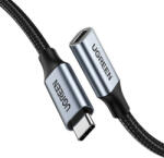  Hosszabbító USB-C 3.1 Gen2 UGREEN US372 kábel, 4K, 100W, 0.5m (fekete) - szalaialkatreszek