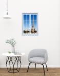 4 Decor Sticker fereastra - Turnul Eiffel Decoratiune camera copii