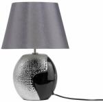 Beliani Fekete és ezüst kerámia asztali lámpa 42 cm ARGUN