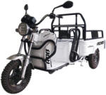 RDB Tricicleta electrica RDB L-KLASS2 fara permis, Certificat EEC, 1600W, 25 km h, autonomie 35-45 km, rosu-albastru-verde (RDB L-KLASS 2)