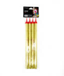 Triplex Artificii pentru tort aurii 25 cm set 4 buc (TXF359)