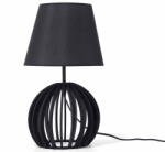 Beliani Fekete fa asztali lámpa 41 cm SAMO
