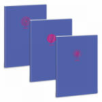 Ars Una Soft Touch Violet Spring A4 vonalas kapcsos 40 lap (53112460)