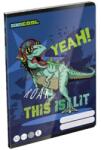 Lizzy Card Dino Cool Roar A5 vonalas 32 lap 2. osztály (19983)