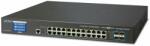 PLANET L2+/L4 24-Port 10/100/1000T Gestionate L3 Gigabit Ethernet (10/100/1000) 1.25U (GS-5220-24T4XV)