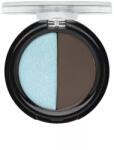 ADEN Cosmetics Shine szemhéjpúder duo 03- Blue/Dark Grey