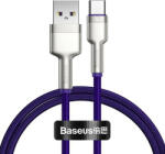Baseus Cablu USB tip C Baseus Cafule Series Metal Data USB - 40 W (10 V / 4 A) SCP (Protocol Huawei SuperCharge) 1 m violet