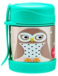 3 Sprouts - Stainless Steel Food Thermos + Villa Owl Mint
