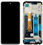 4130438 Gyári Realme C55 LCD kijelző érintővel Fekete kerettel előlap (4130438)
