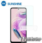 SUNSHINE Xiaomi Redmi Note 12S 4G, SUNSHINE Hydrogel TPU képernyővédő fólia, Ultra Clear, Önregenerá (SUNS248682)