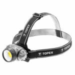 TOPEX fejlámpa 3w led cob, elemes 3aaa (T94W391)