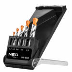 NEO TOOLS előfuró készlet menetfúráshoz, rövid (5db/készlet) (T08-950)