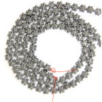  Hematit Gri Stea Margele pietre Semipretioase pentru Bijuterii 6x6x3 mm
