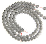  Hematit Gri Inima Margele pietre Semipretioase pentru Bijuterii 6x6x2 mm