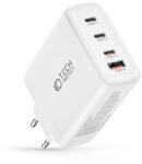 Tech-Protect GaN incarcator USB / 3x USB-C 100W PD QC, alb