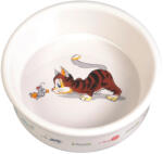 TRIXIE Castron Ceramic Pentru Pisici, 0.2 l 11 cm, Alb, 4007