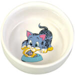 TRIXIE Castron Ceramic Pentru Pisici, 0.3 l 11 cm, Alb, 4009