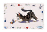 TRIXIE Servet Comical-Cat Pentru Castron, Pisici, Plastic, 44x28 cm, 24544 - zoohobby